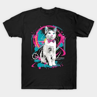 Sleek Cat Accessories Modern T-Shirt